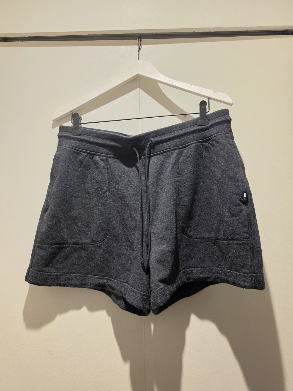Kit and Ace Charcoal Drawstring Shorts